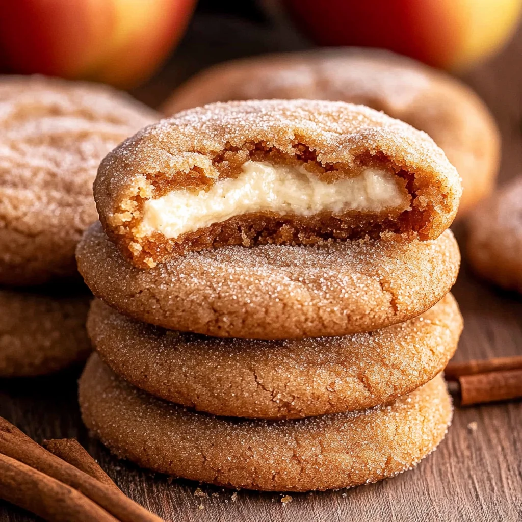 Apple Cider Cheesecake Cookies