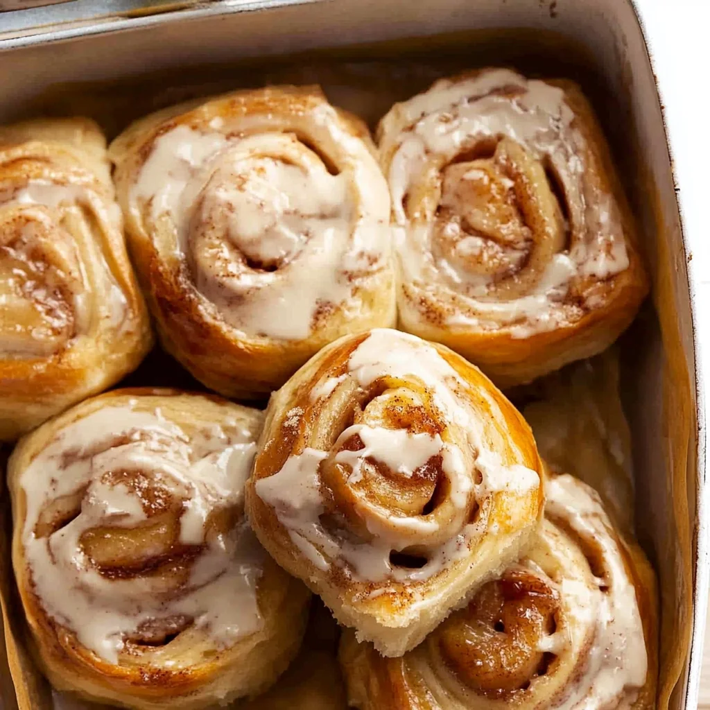 Apple Cinnamon Rolls with Apple Pie Filling