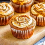 Best Swirled Pumpkin Cream Cheese Muffins