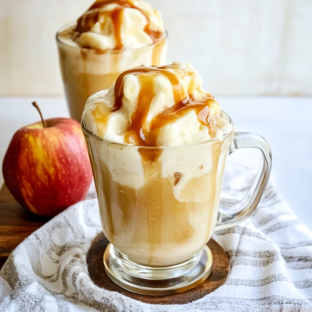 Caramel Apple Cider Float Recipe