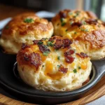 Cheddar Turkey Bacon Egg Biscuit Bombs