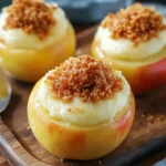 Cheesecake Stuffed Baked Apples