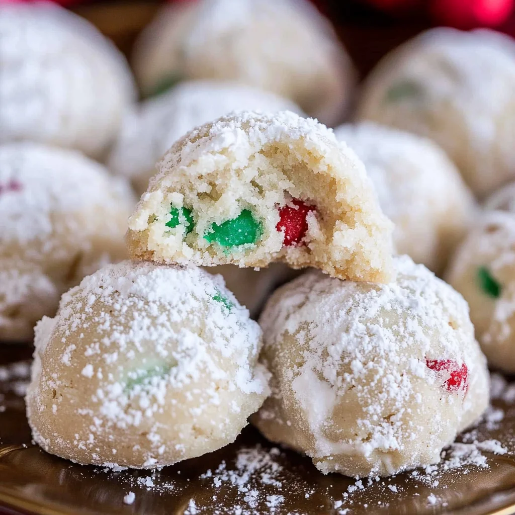 Christmas Snowball Cookies