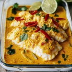 Coconut Curry Baked Cod