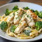 Creamy Chicken Alfredo with Broccoli
