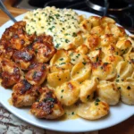 Creamy Parmesan Chicken Shells with Melted Mozzarella