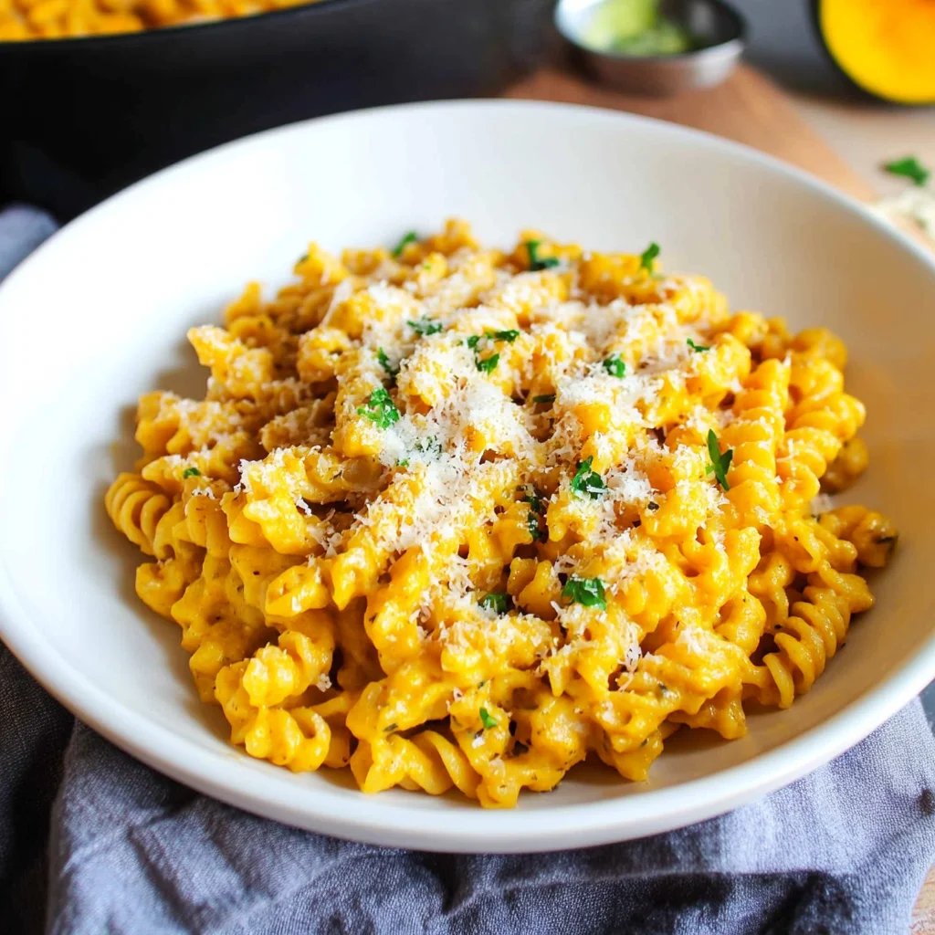 Creamy Parmesan Pumpkin Pasta
