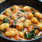 Creamy Tomato Spinach Gnocchi