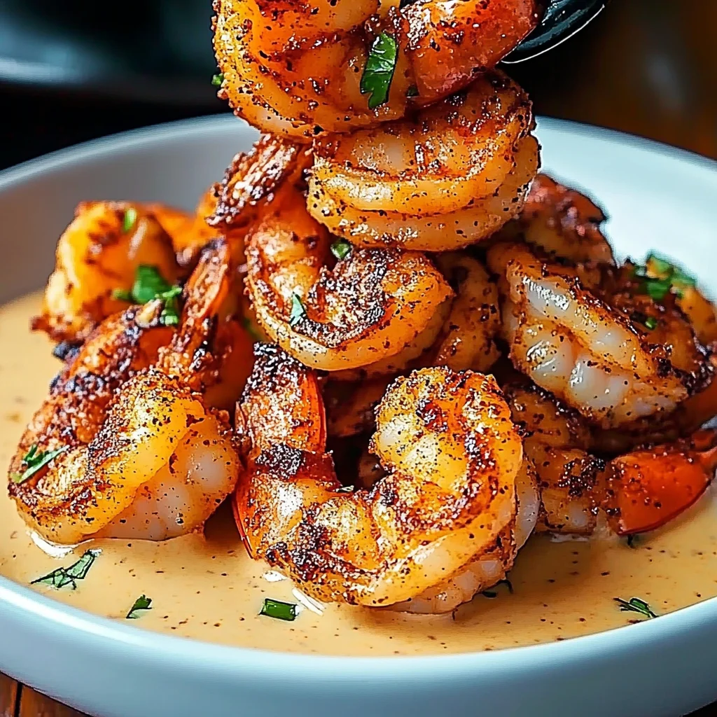 Crispy Cajun Shrimp with Creamy Sauce