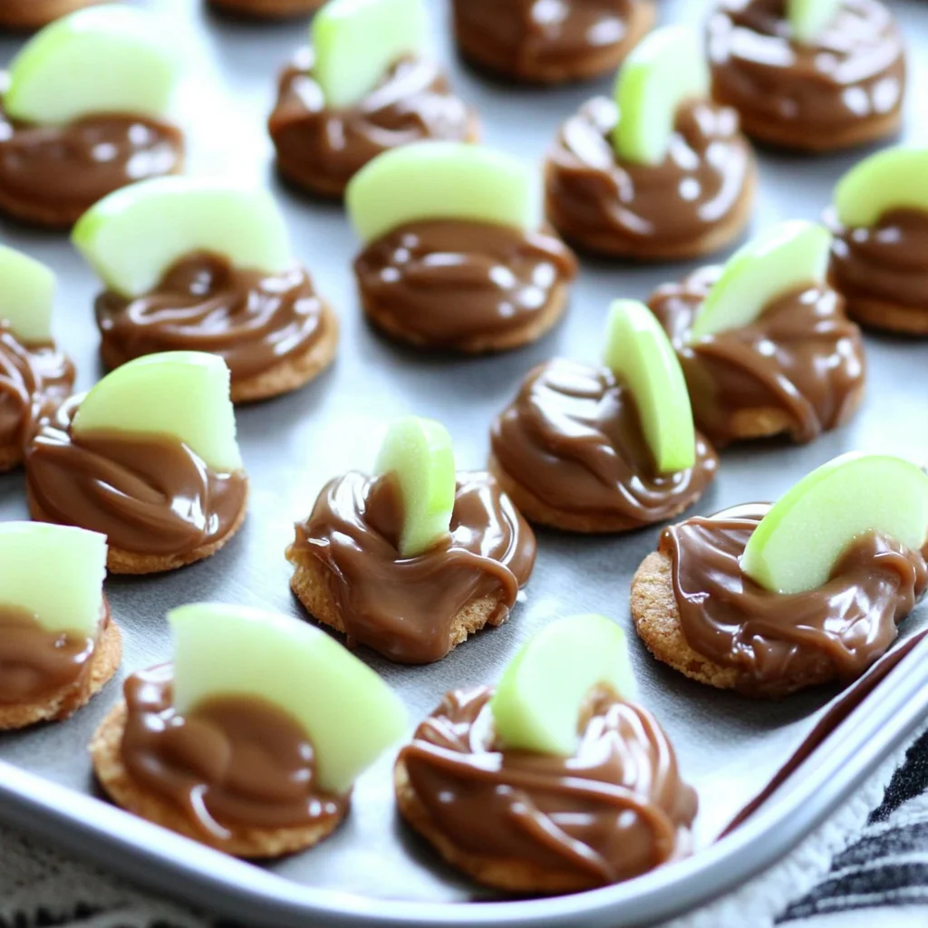 Easy Caramel Apple Bites