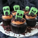Halloween Graveyard Cupcakes