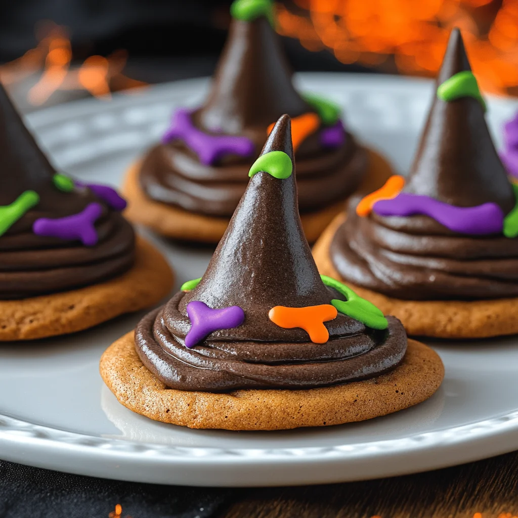 Halloween Witch Hat Cookies