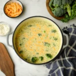 High Protein Broccoli Cheddar Soup