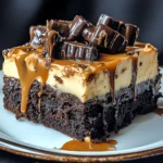 Milky Way Caramel Cheesecake Brownies
