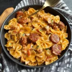 One Pot Creamy Cajun Sausage Pasta