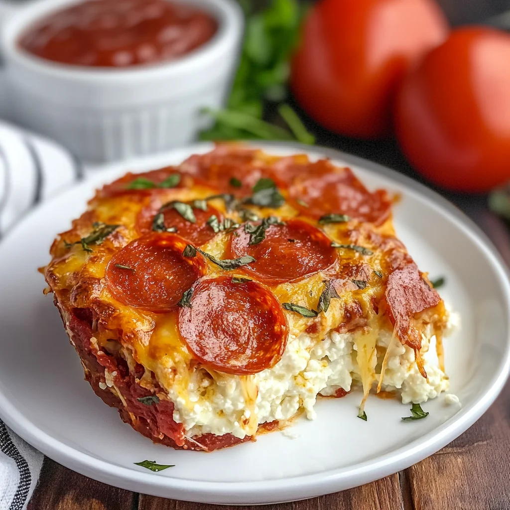Pizza Style Cottage Cheese Bake – Easy Protein-Packed Dinner
