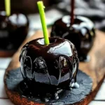 Poison Toffee Apples for Halloween