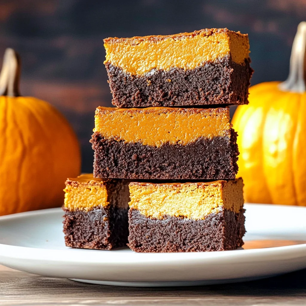 Pumpkin Brownies