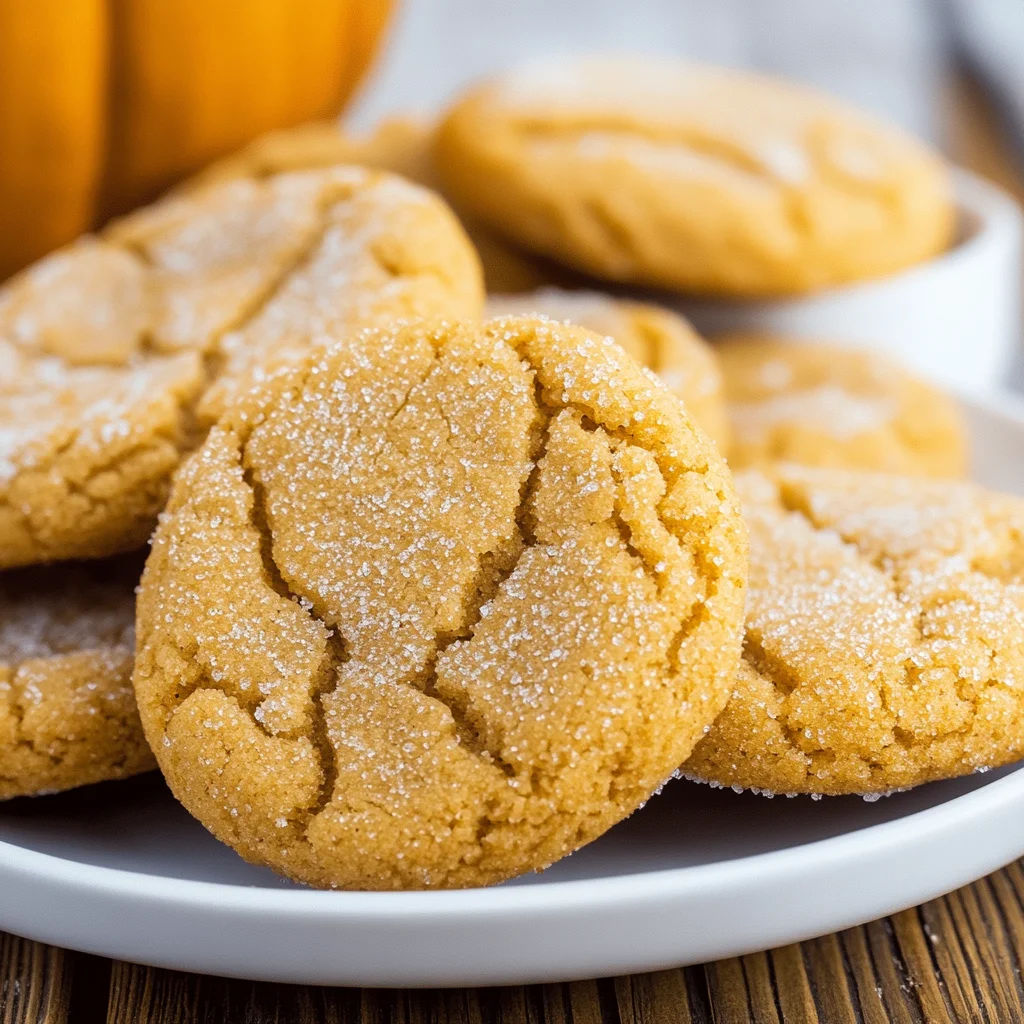 Pumpkin Sugar Cookies Recipe