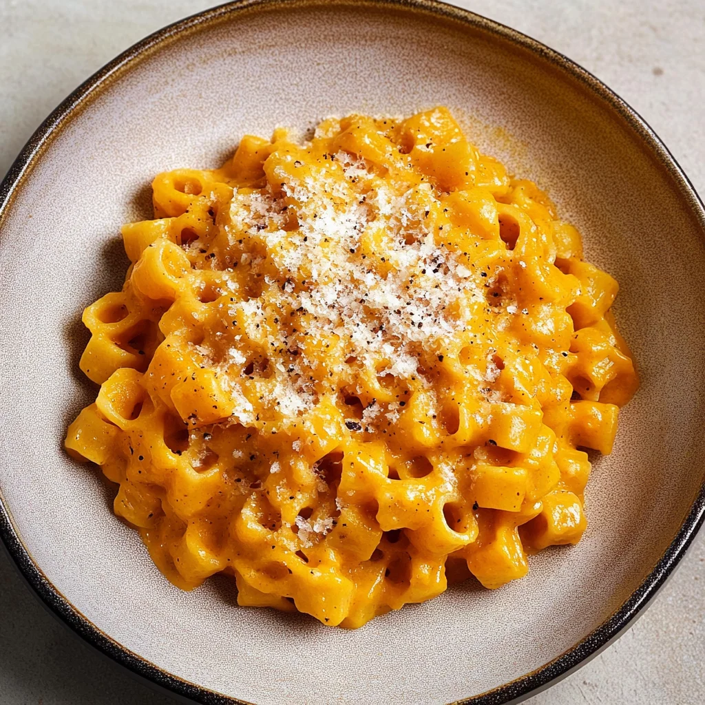 Roasted Pumpkin and Garlic Pasta