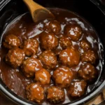 Slow Cooker Salisbury Steak Meatballs