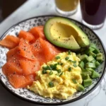 Smoked Salmon & Scrambled Egg Power Plate with Avocado