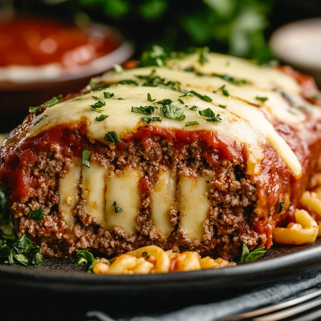 Stuffed Italian Meatloaf