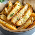Air Fryer Garlic Parmesan Fries