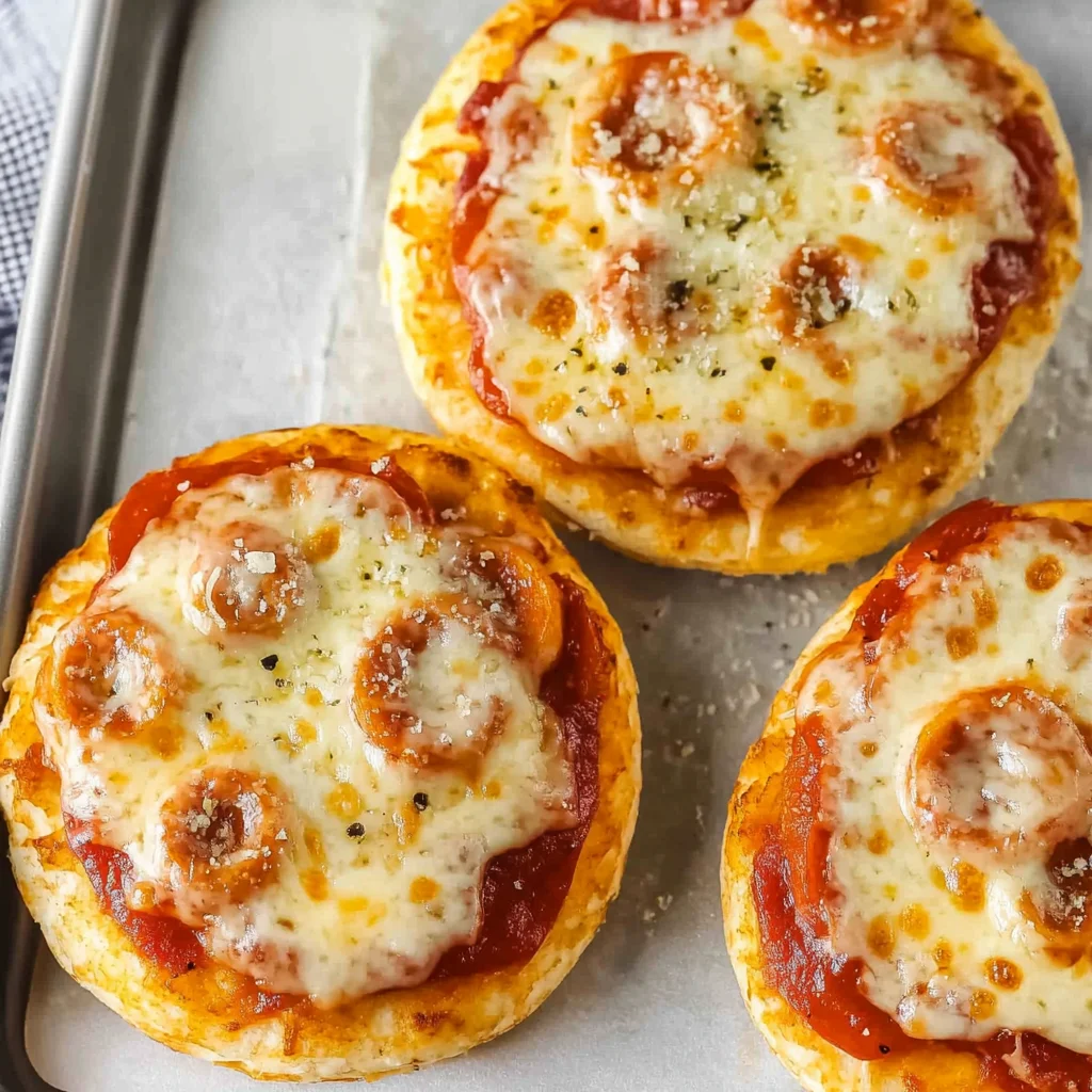 Air Fryer Pizza Bagels