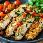 Almond Flour Coated Air Fryer Chicken Tenders Delight!