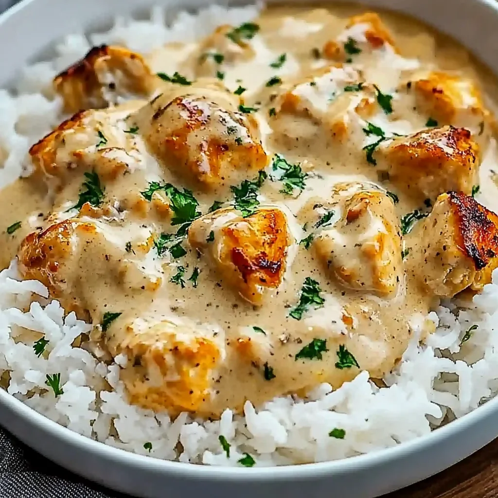 Best Smothered Chicken and Rice