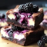 Blackberry Cheesecake Brownies
