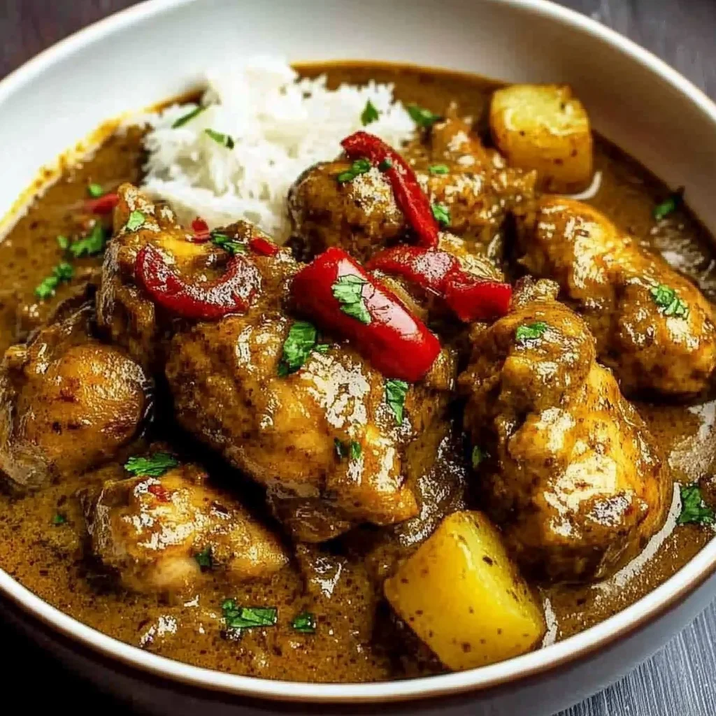 Caribbean Delight: Creamy Chicken with Potatoes and Coconut