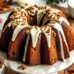 Carrot Bundt Cake W/ Cream Cheese Glzaze