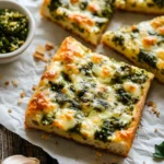 Cheesy Pesto Garlic Bread