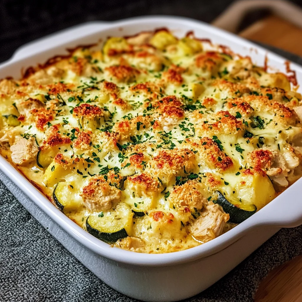 Chicken Zucchini Casserole