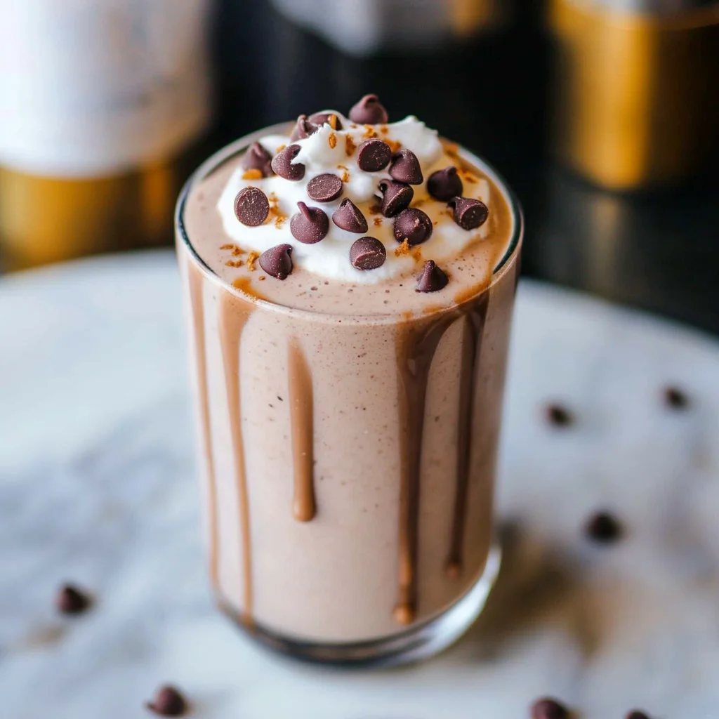 Chocolate Chip Cookie Dough Protein Shake