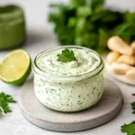 Creamy Garlic Lime Cilantro Sauce