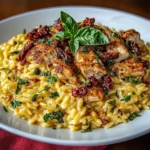 Creamy Sun-Dried Tomato Chicken Orzo
