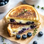 Crispy Blueberry Grilled Cheese Recipe