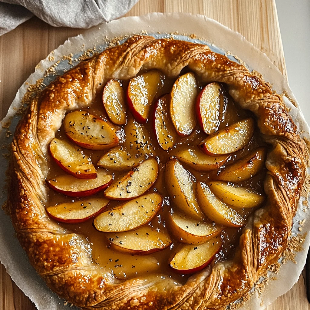 Easy Apple Galette with Rustic Crust
