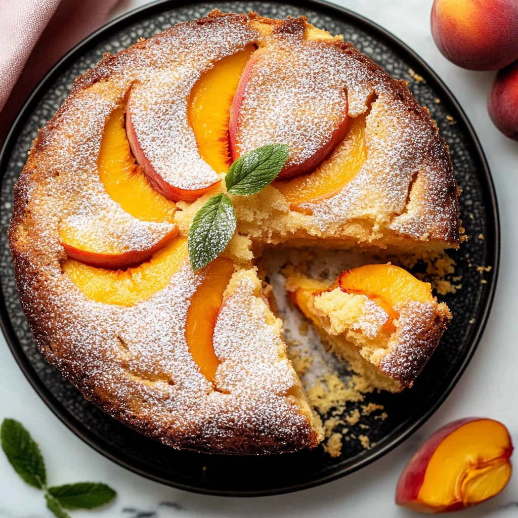 Fresh Peach Cake