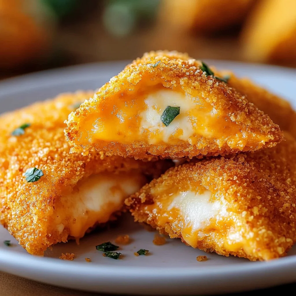 Fried Cheese Stuffed Doritos