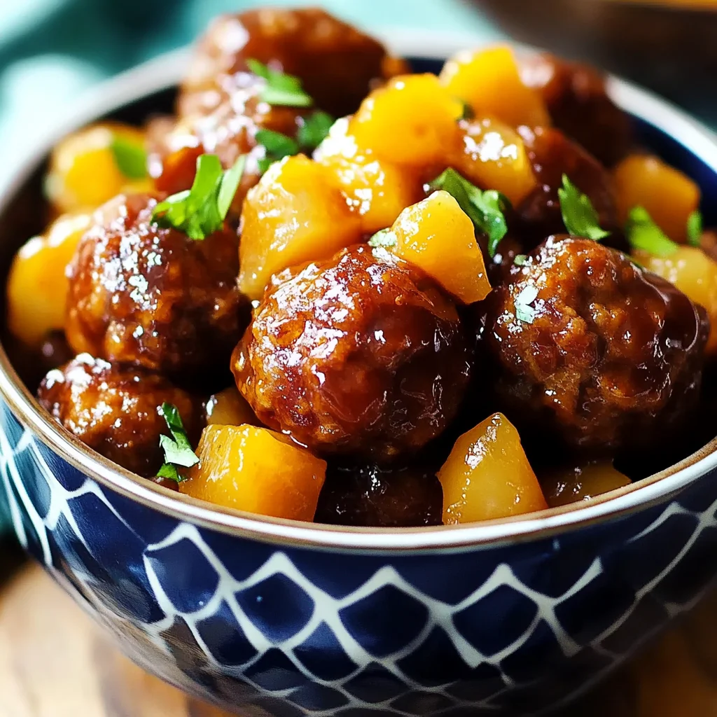 Hawaiian Meatballs