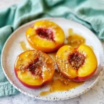 Irresistible Easy Air Fryer Peaches with Caramel Crunch