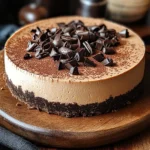 No-Bake Mocha Cheesecake
