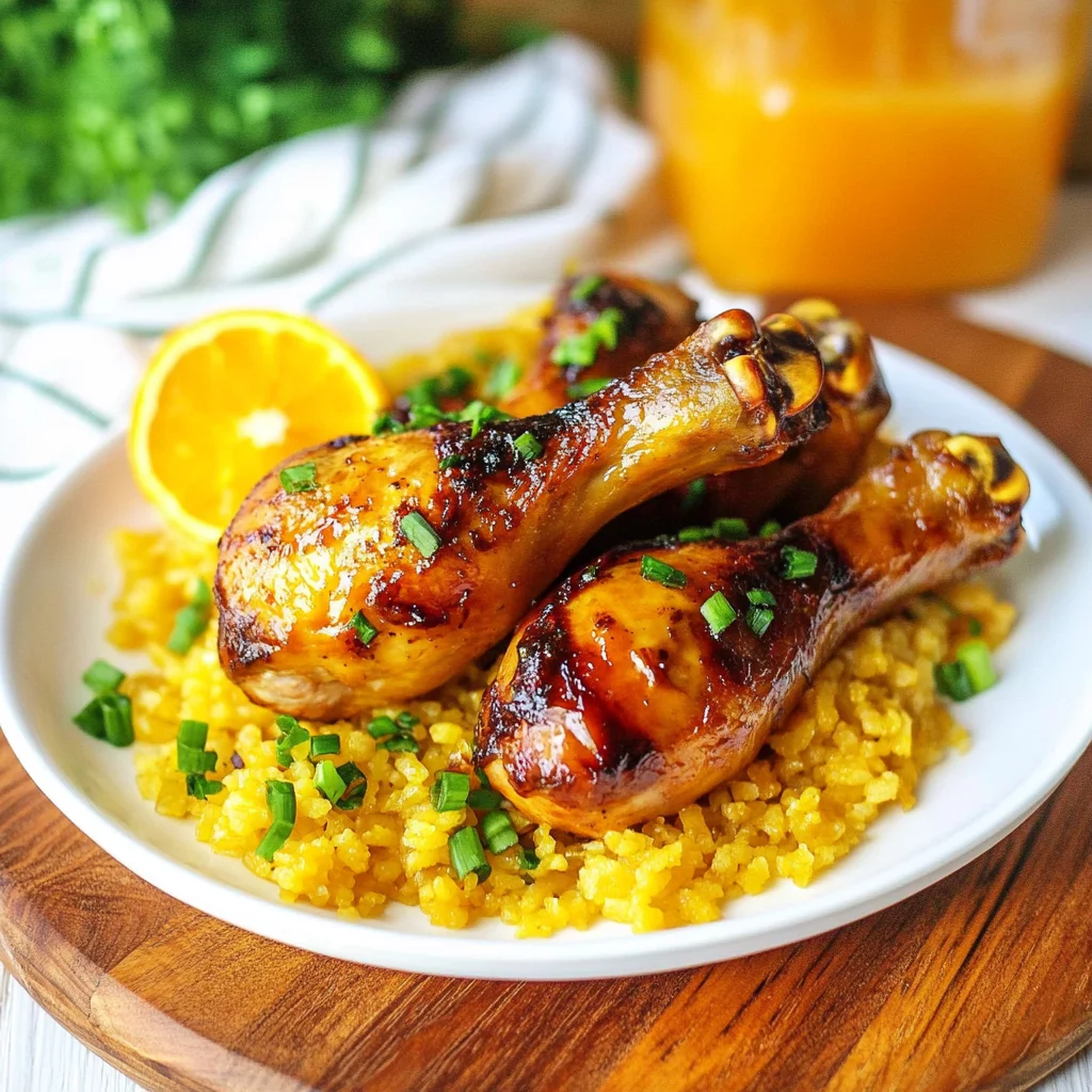 Orange Chicken Legs