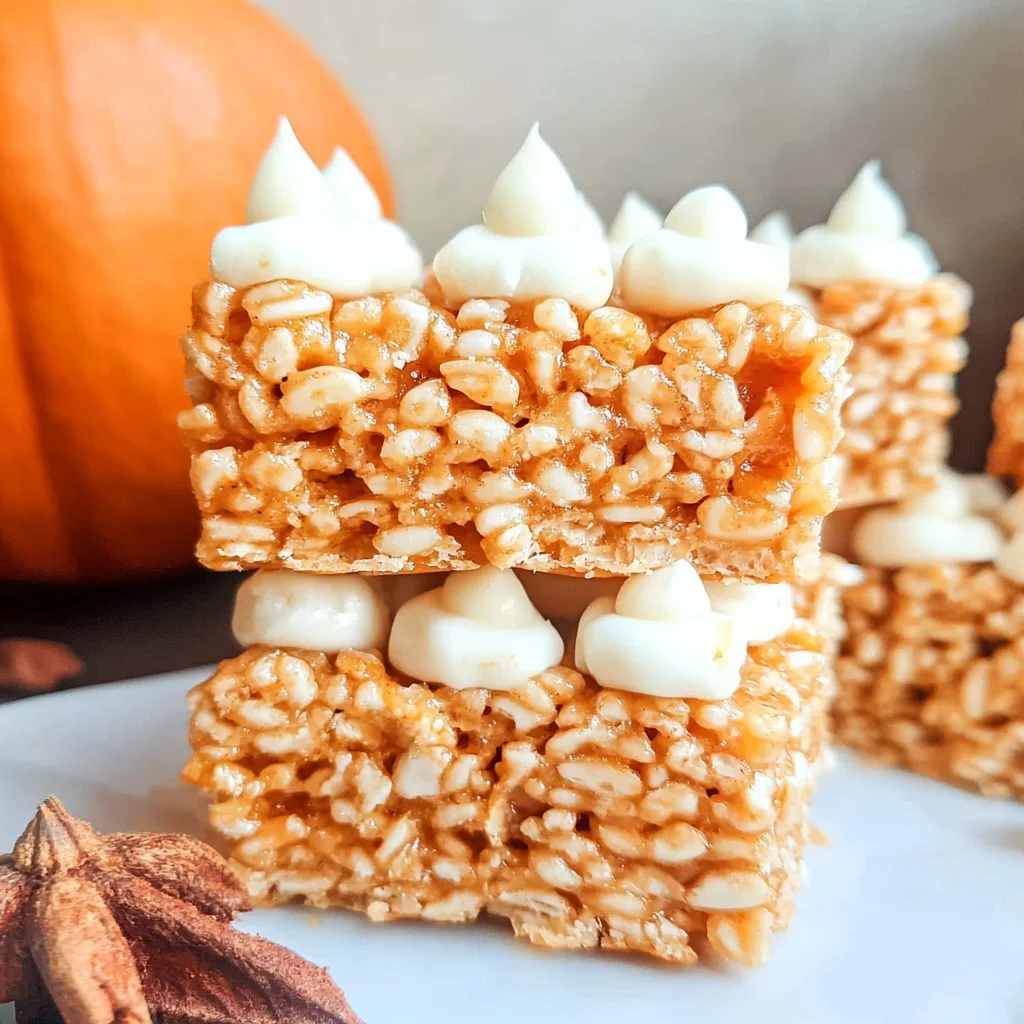 Pumpkin Spice Rice Krispie Treats