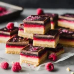 Raspberry Caramel Millionaires Shortbread