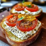 Ricotta & Tomato Sourdough Toast – Quick 15-Minute Favorite